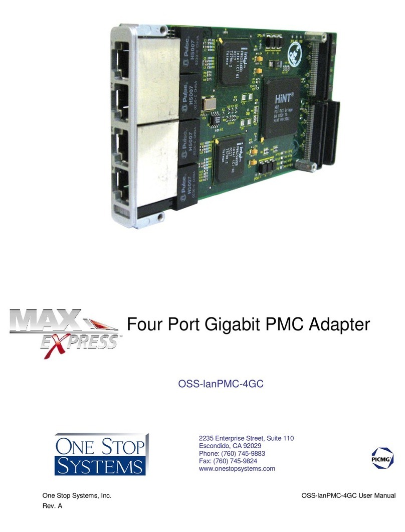 One Stop Systems Max Express OSS-lanPMC-4GC user manual