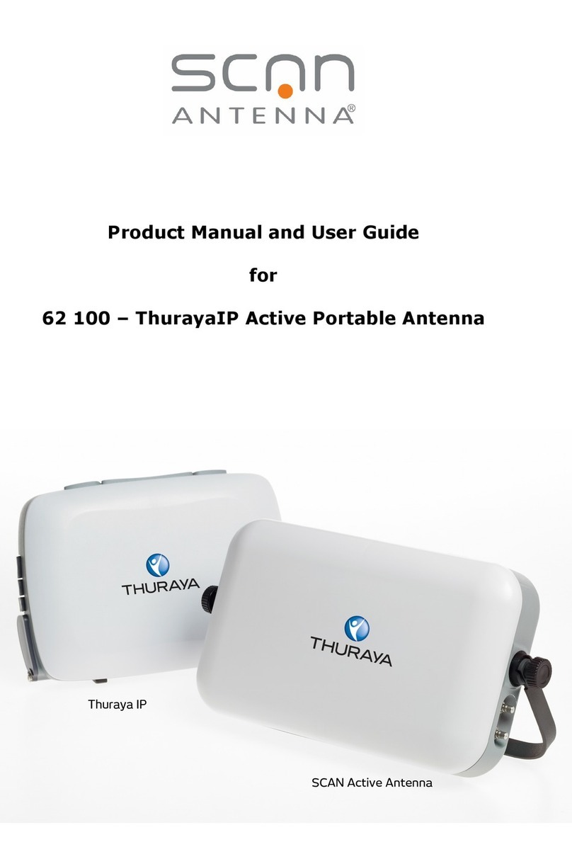 Scan Antenna Thuraya IP Product manual and user guide