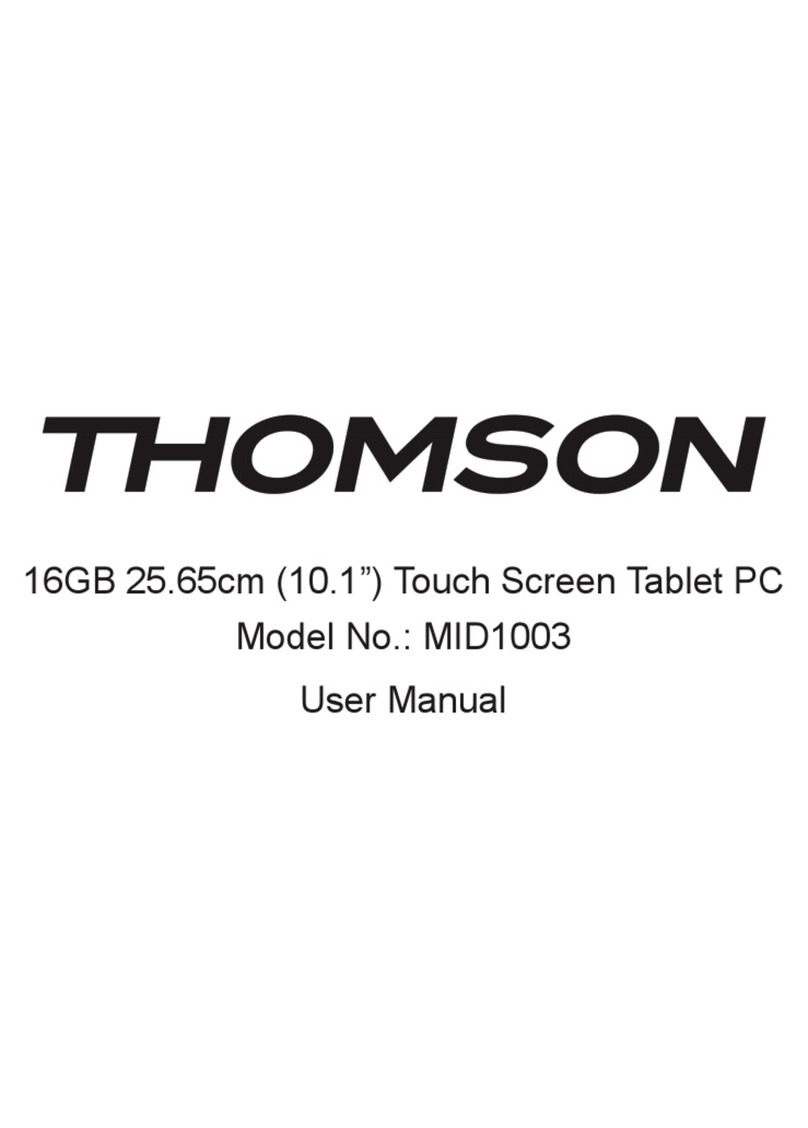 THOMSON MID1003 User manual