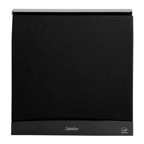 Definitive Technology SuperCube SC 4000 owner's manual