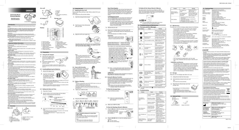 Omron M6 Comfort User manual