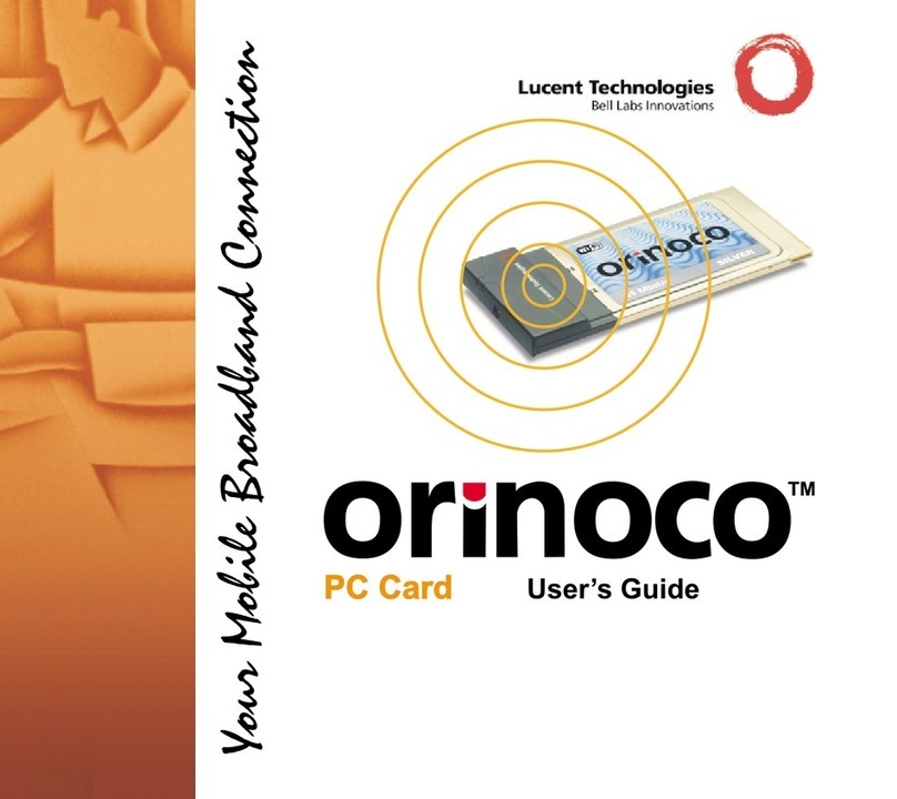 Lucent Technologies orinoco user guide