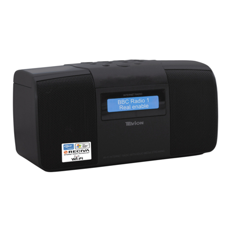 Tevion INTERNET RADIO & MEDIA PLAYER User manual