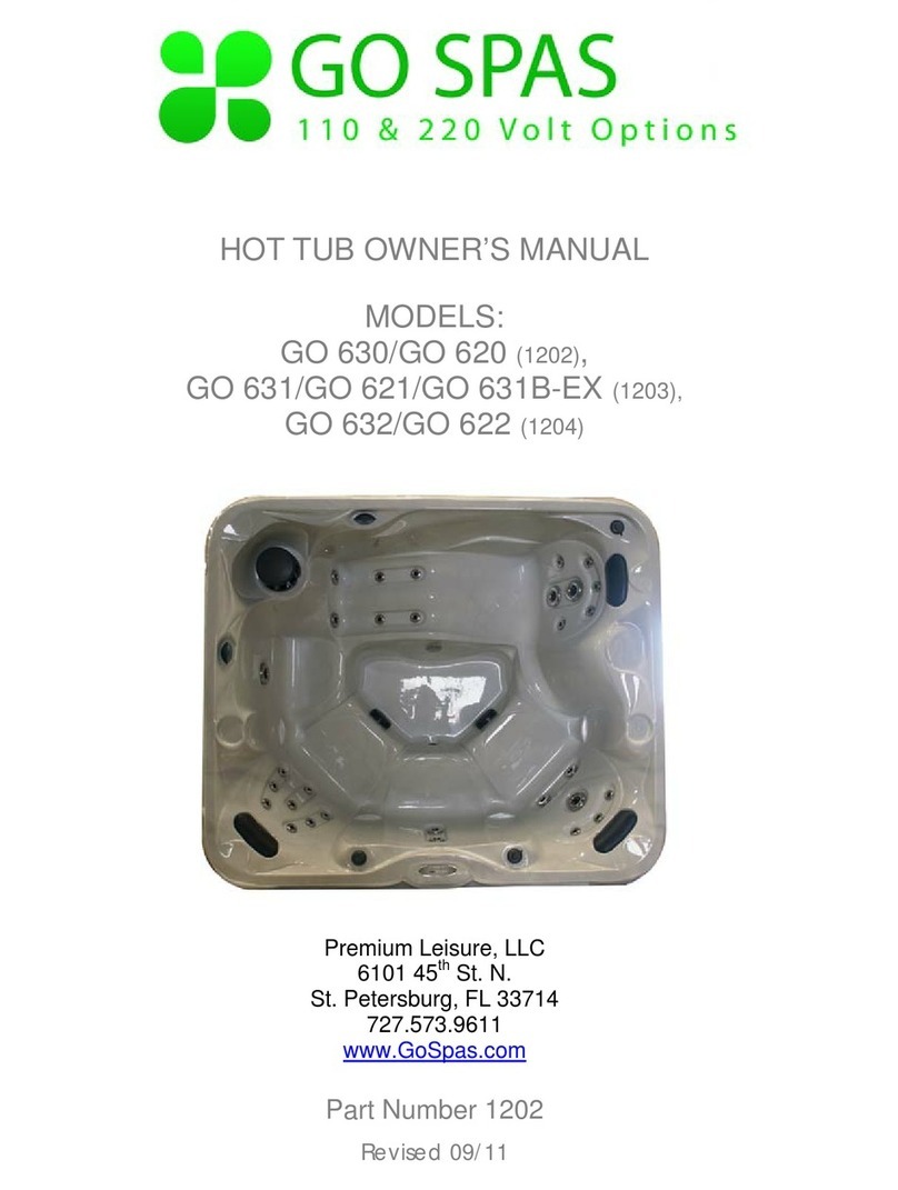 Go Spas GO 620 owner's manual