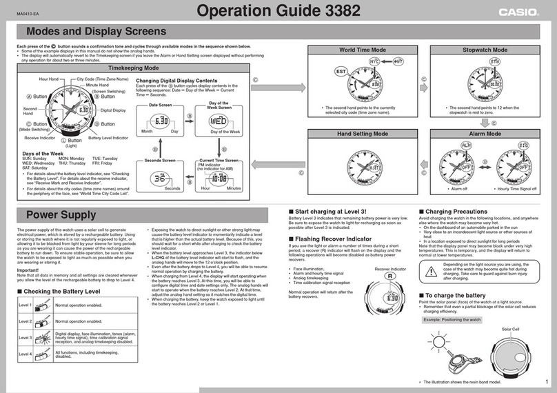 Casio 3382 User manual