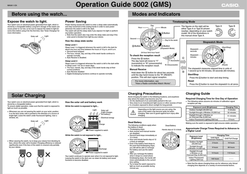 Casio 5002 User manual Casio 5002 User manual