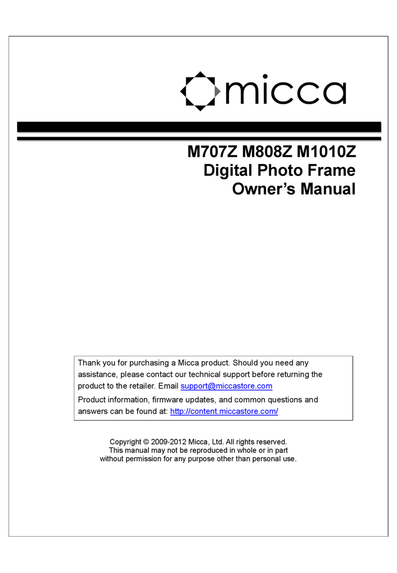 Micca M707Z User manual