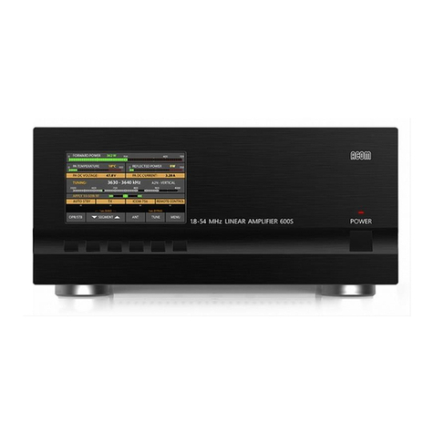 Acom 600S User manual