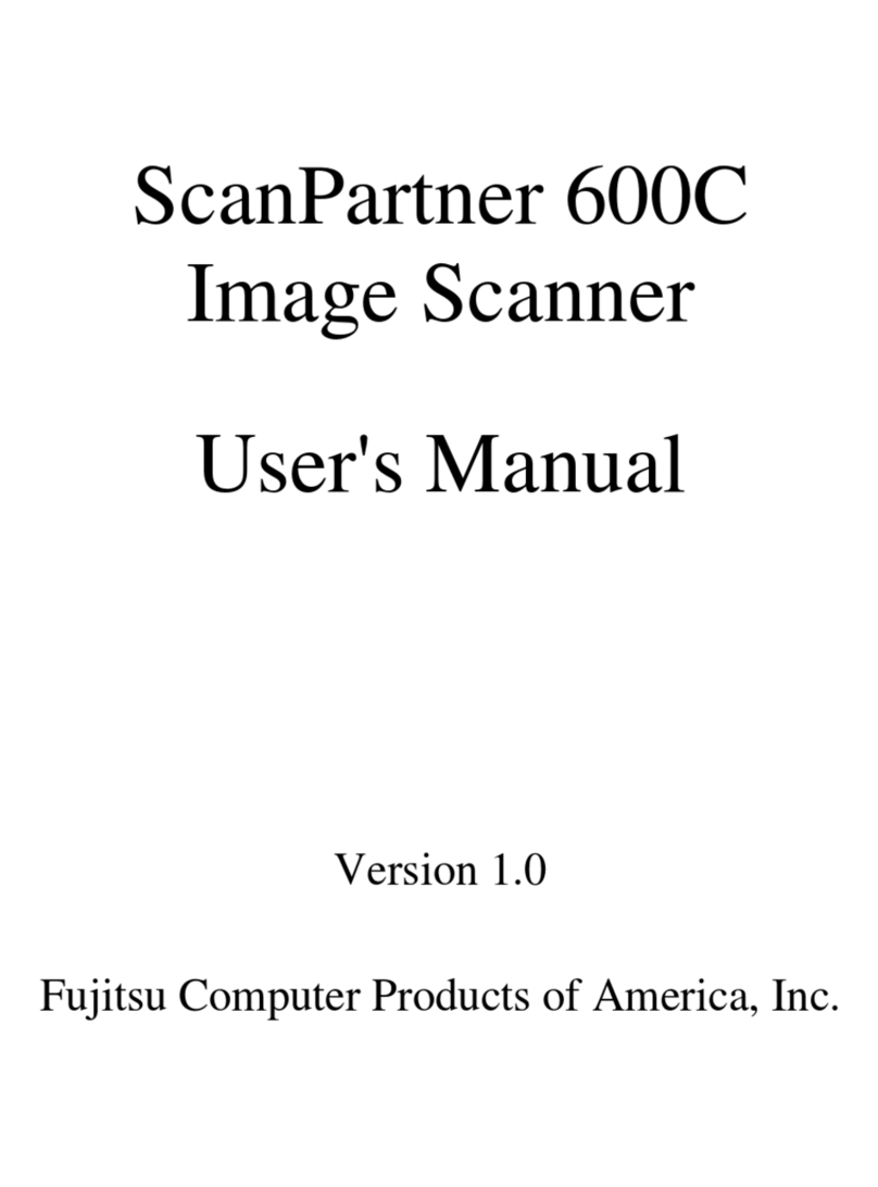Fujitsu SCANPARTNER 600C User manual