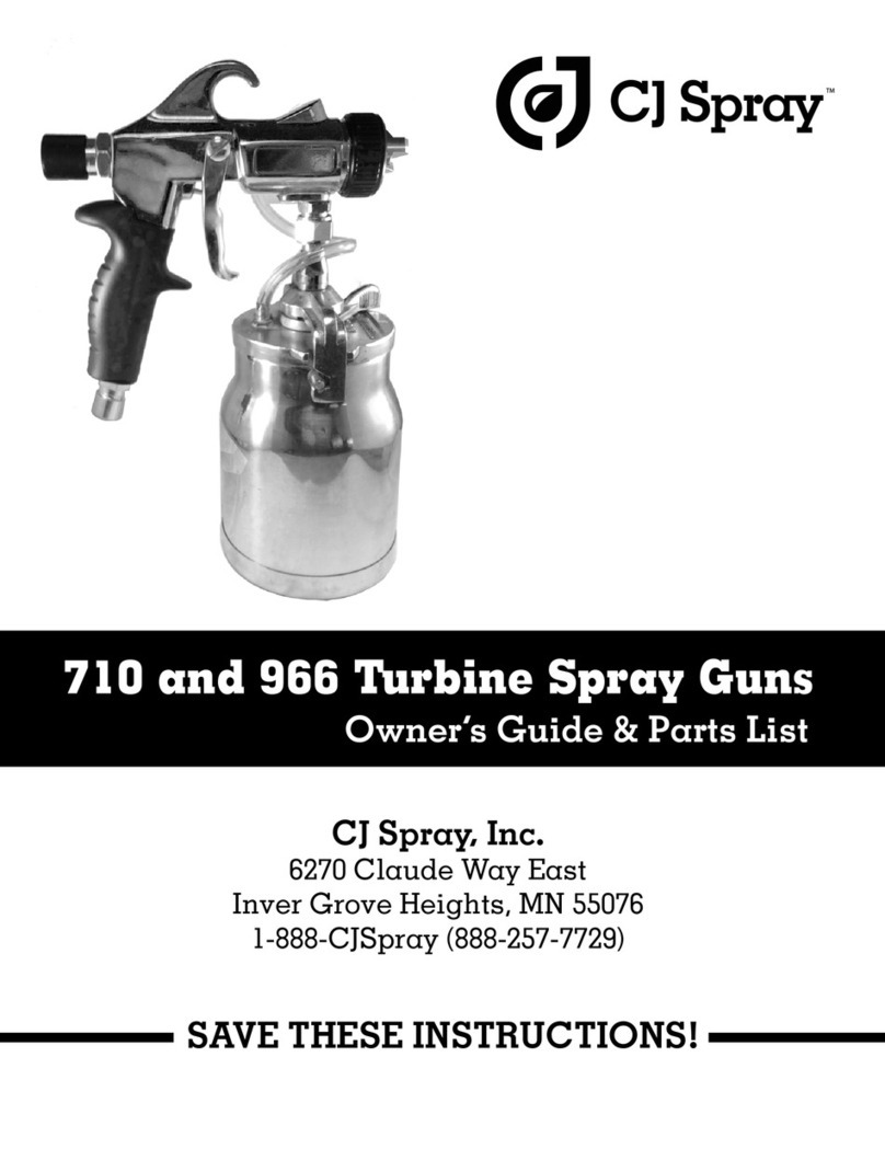 CJ Spray 710 Owner's guide & parts list