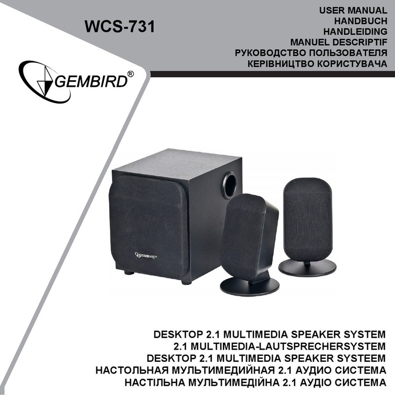 Gembird WCS-731 User manual Gembird WCS-731 User manual