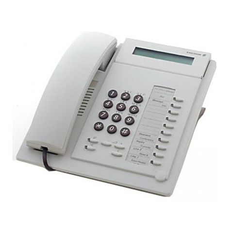 Ericsson Dialog 3210 user guide