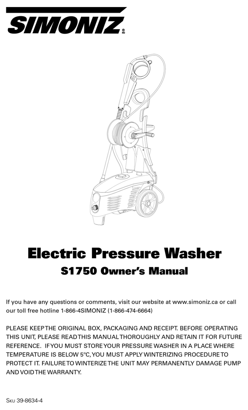 Simoniz S1750 User manual