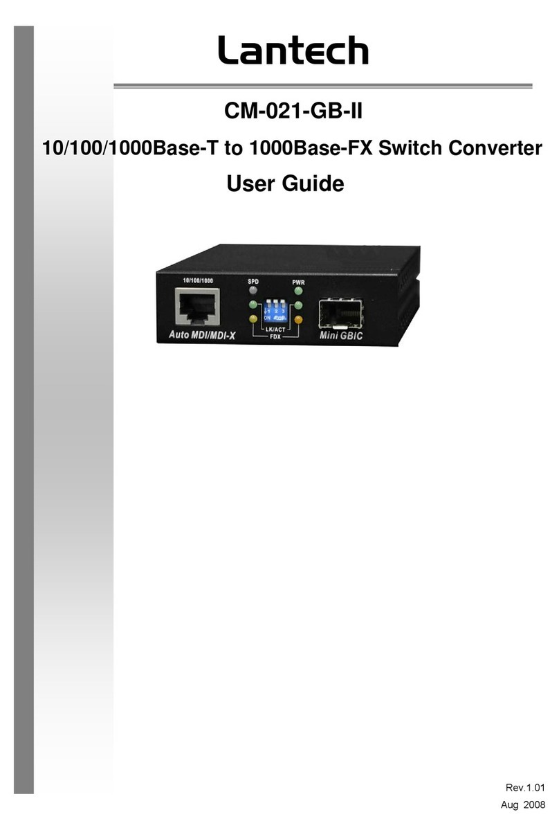 Lantech CM-021-GB-II user guide