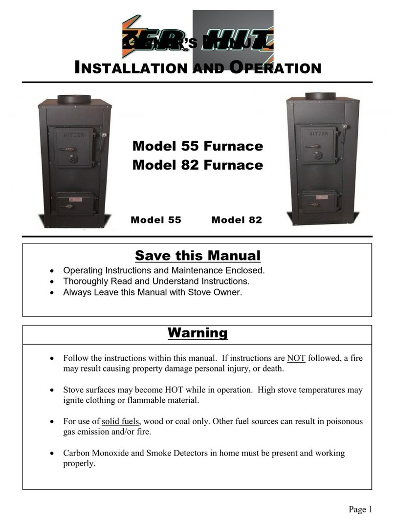 Hitzer 55 Installating and operation manual