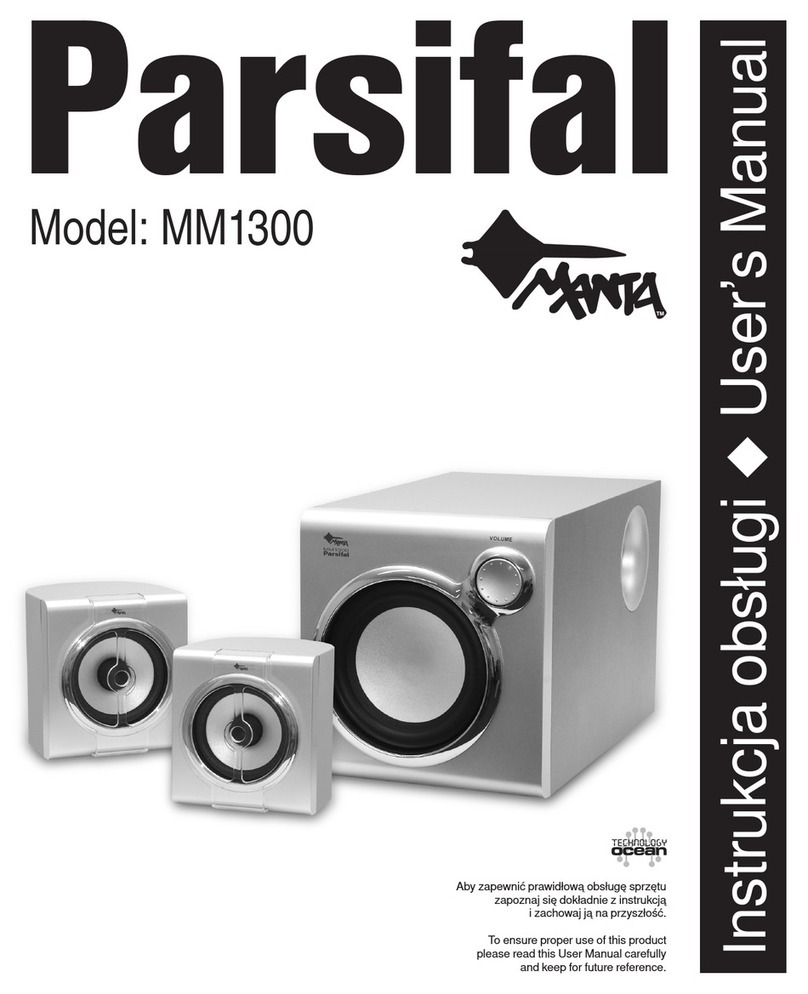 Manta Parsifal MM1300 user manual