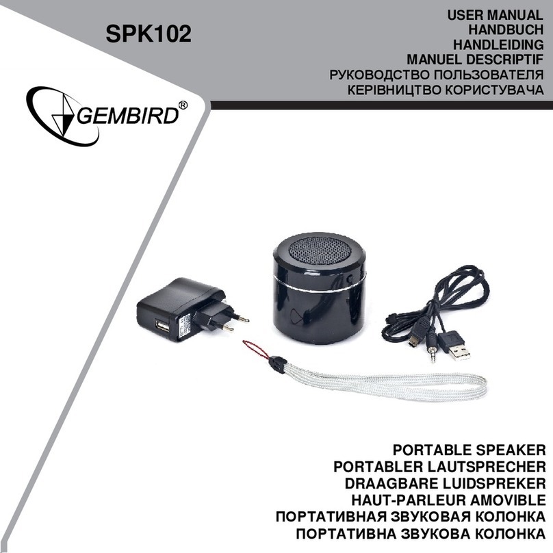 Gembird SPK721U User manual