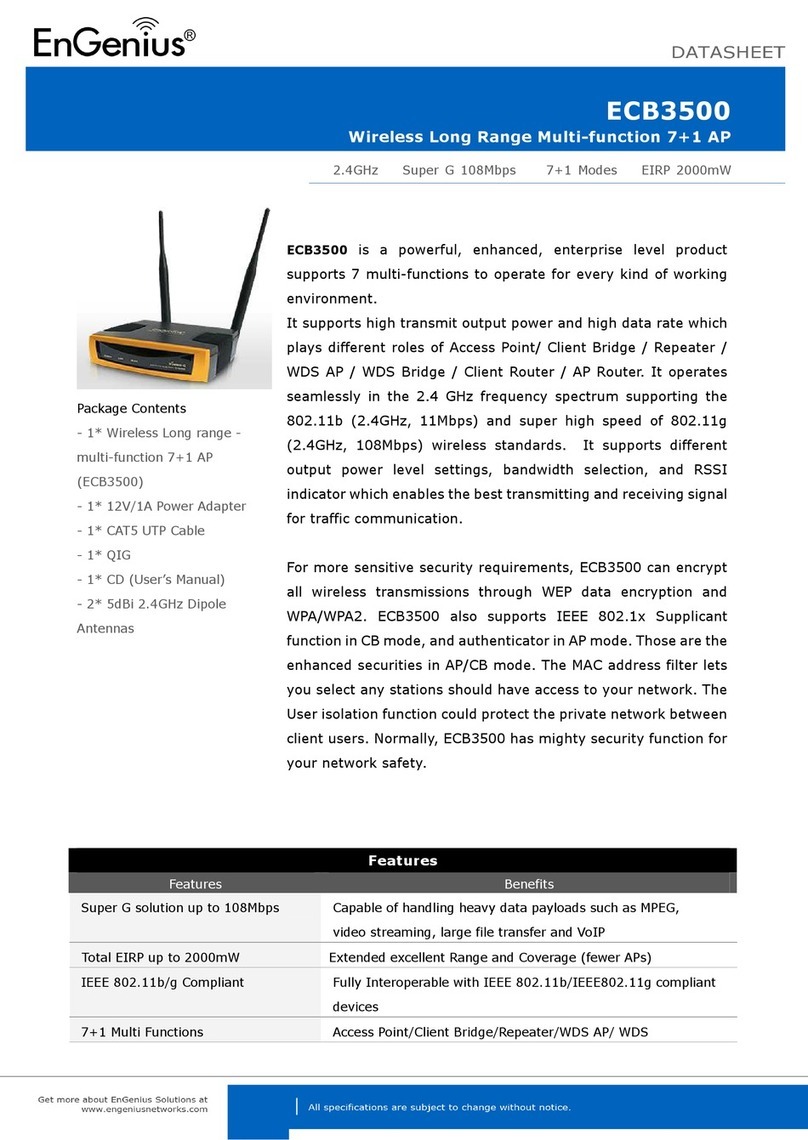 EnGenius ECB3500 User manual EnGenius ECB3500 User manual