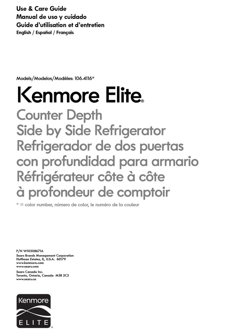 Kenmore 106.4116 Series Use & care guide