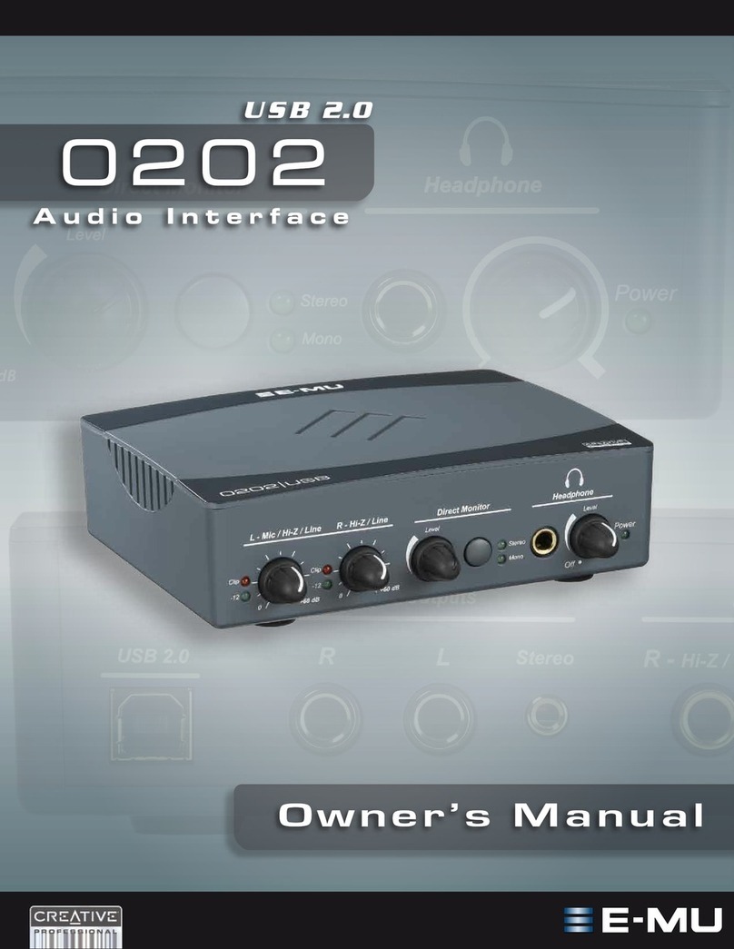 Creative 202 User manual