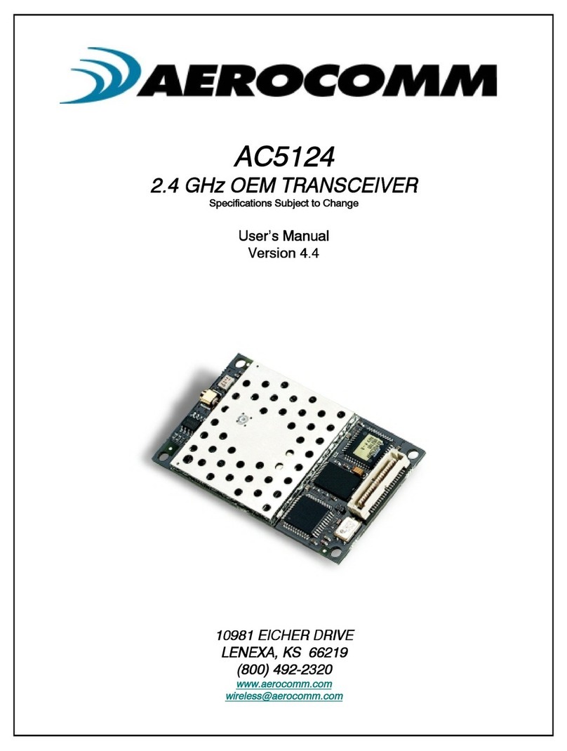 AeroComm AC5124 user manual