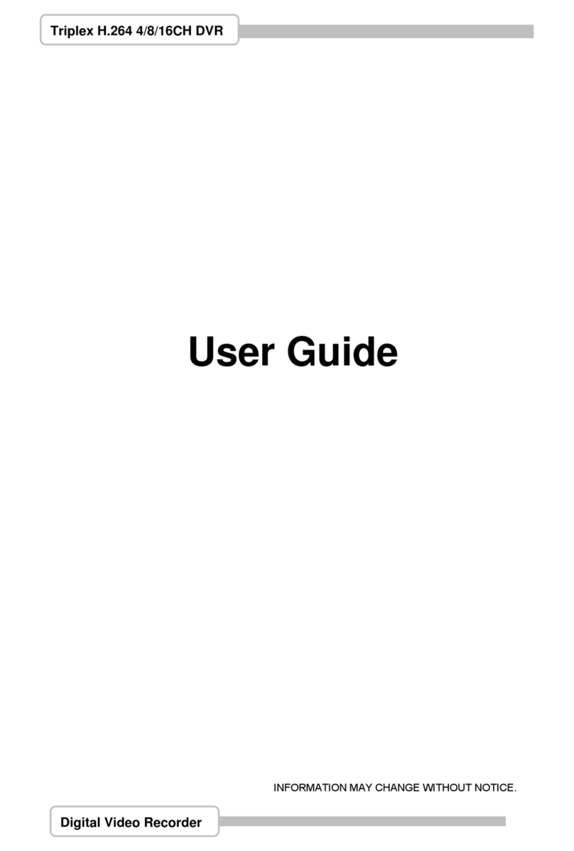 Triplex H.264 Network DVR user guide
