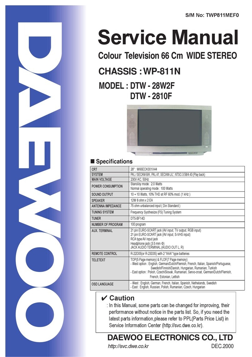 Daewoo DTW - 28W2F User manual