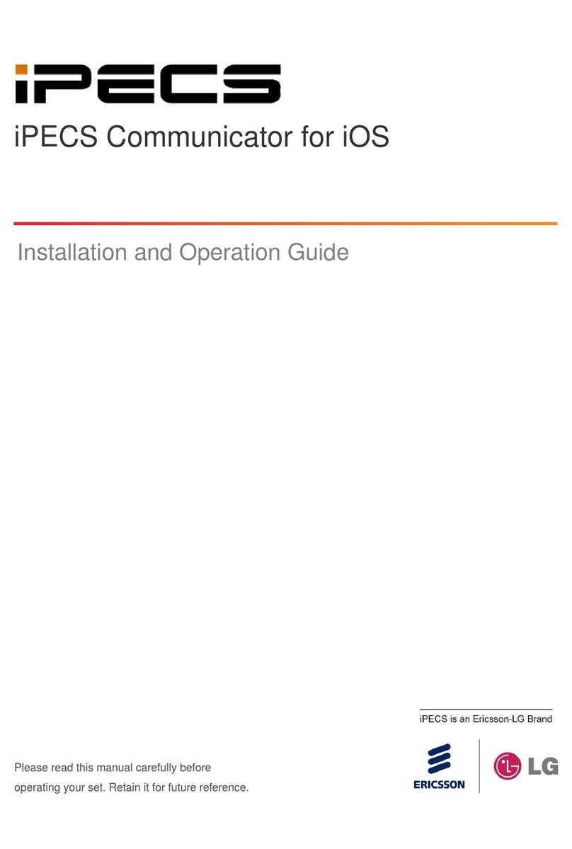 iPECS Communicator for iOS Installation and operation guide