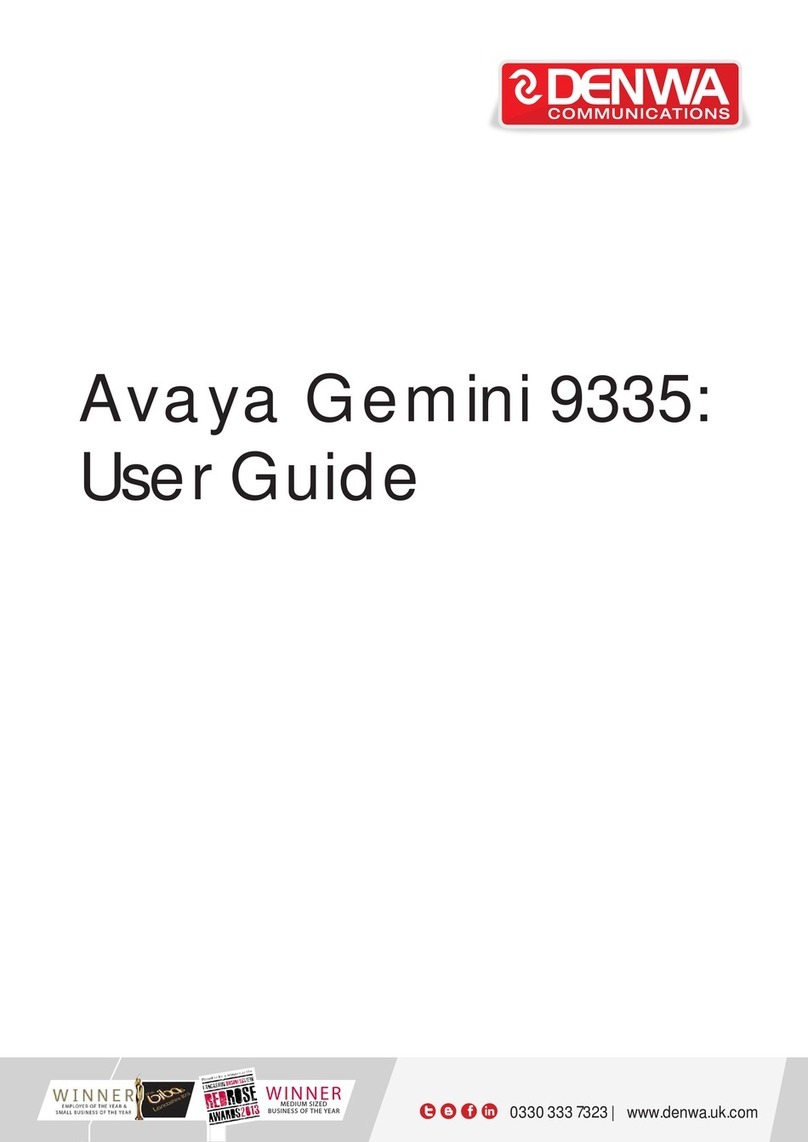 Avaya Gemini 9335 User manual
