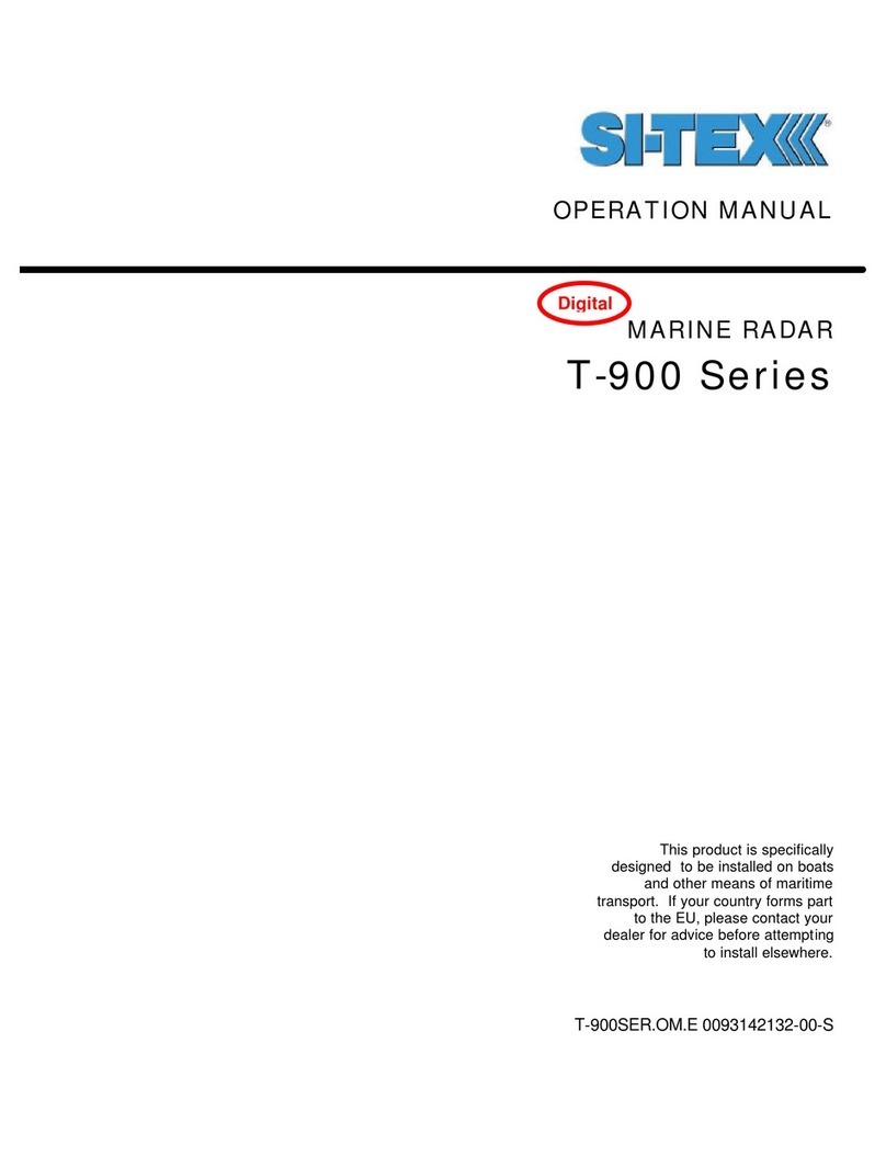 Sitex T-900 Series Operation manual