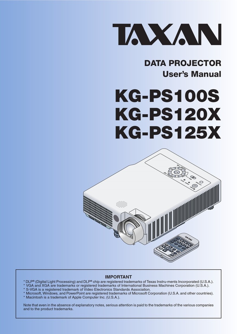 Taxan KG-PS100S user manual