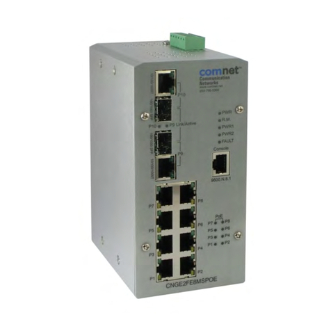 Comnet CNGE2FE8MSPOE User manual