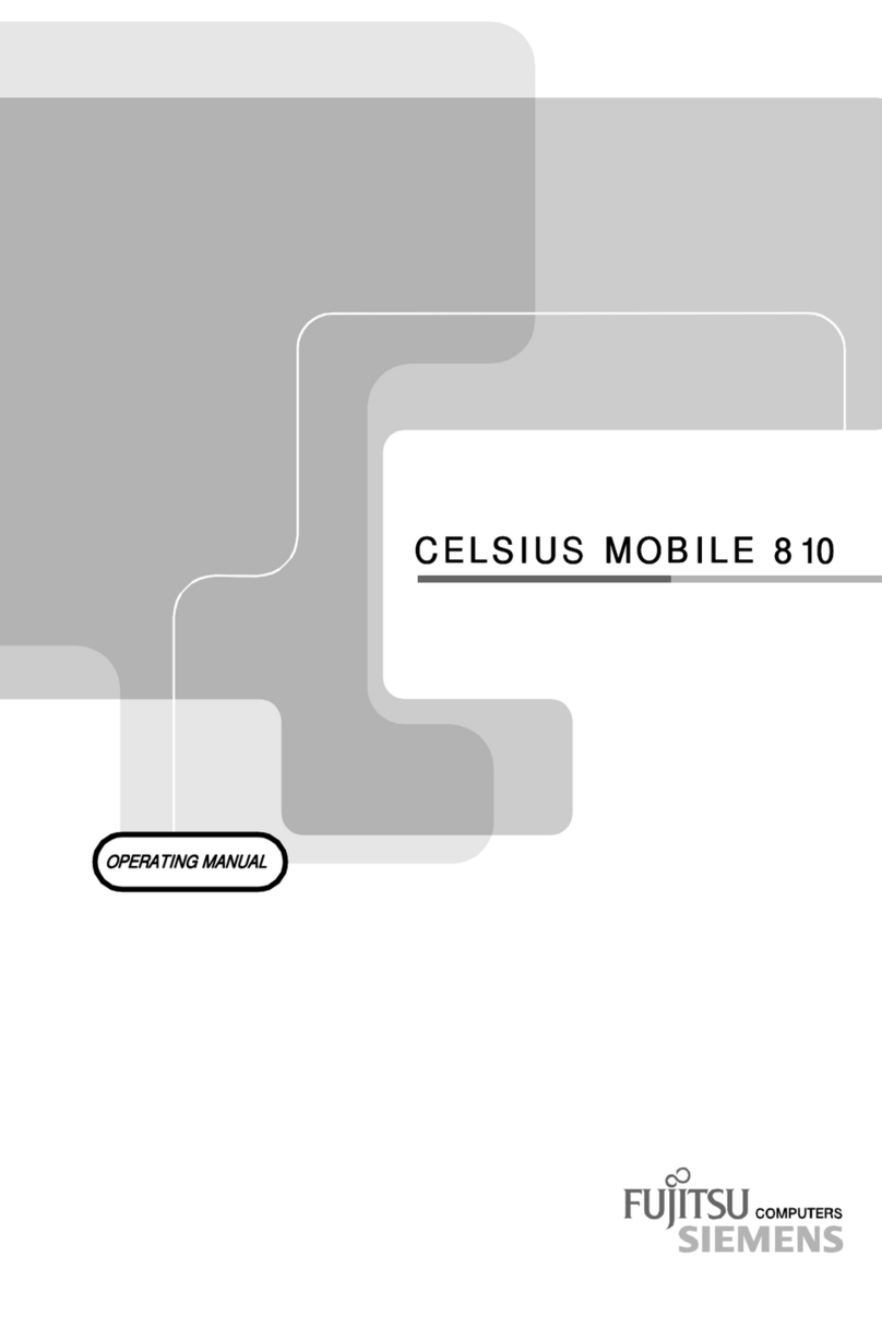 Fujitsu Siemens Computers CELSIUS MOBILE 810 User manual