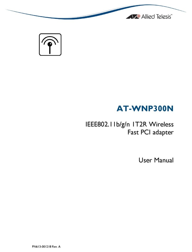 Allied Telesis AT-WNP300N user manual