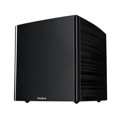 Velodyne DD-10+ user manual
