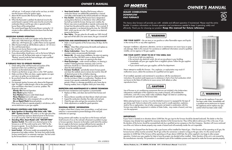 MORTEX G17 User manual