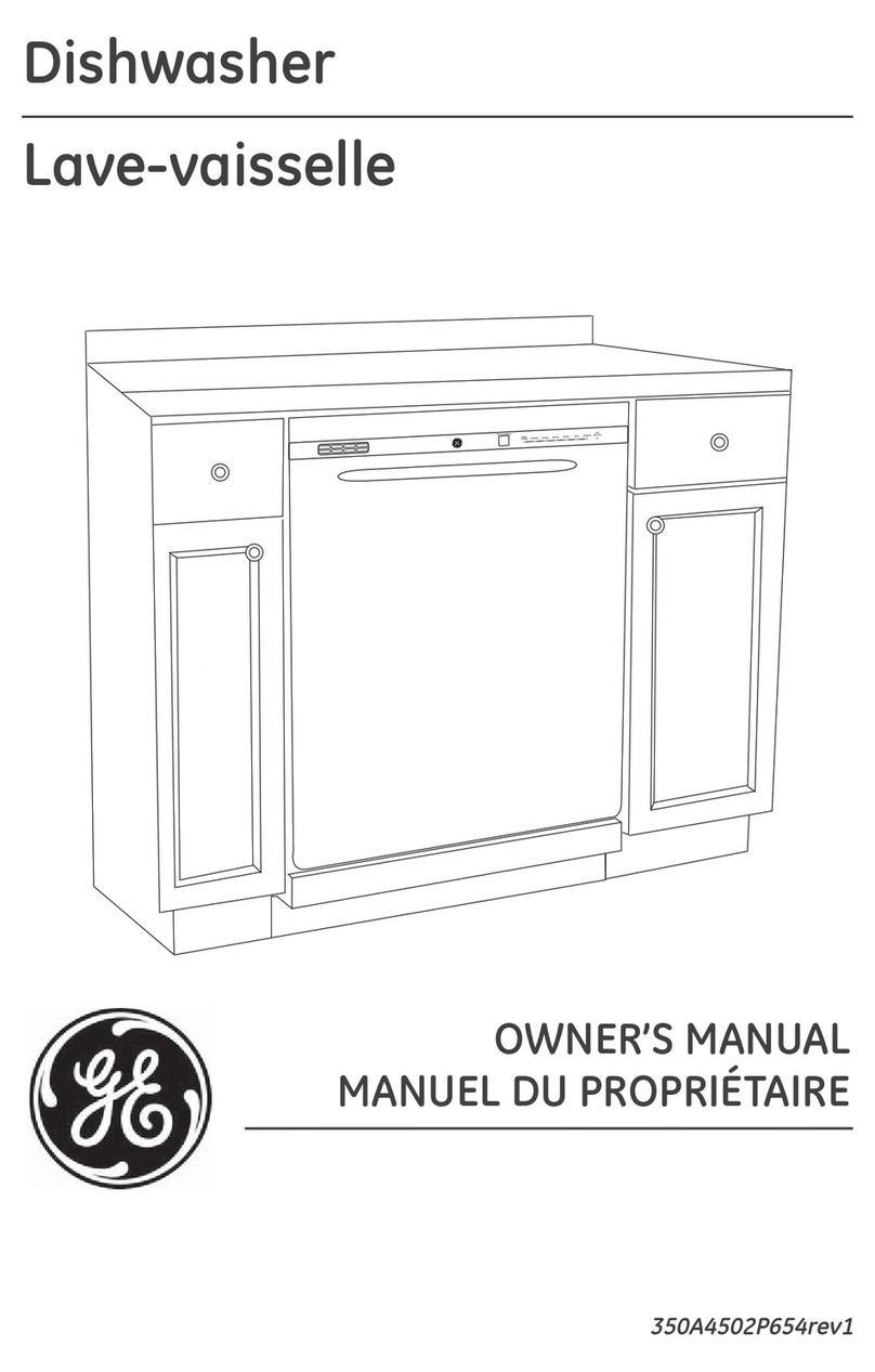 GE Lave-vaisselle User manual GE Lave-vaisselle User manual