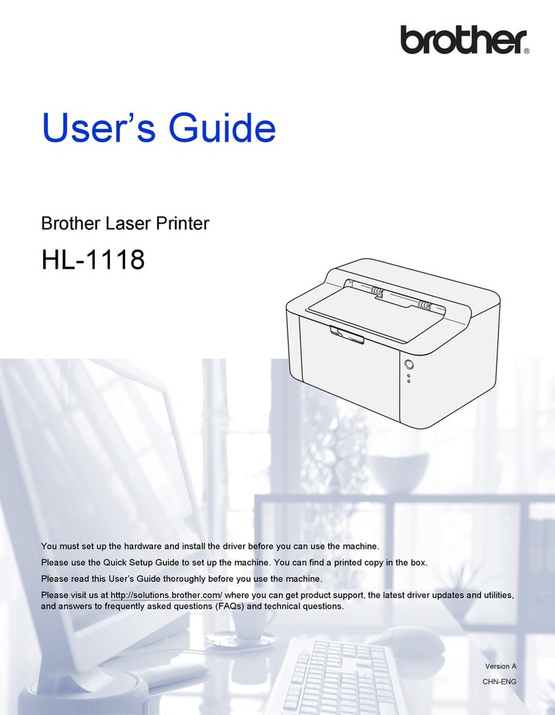 Brother HL-1118 User manual