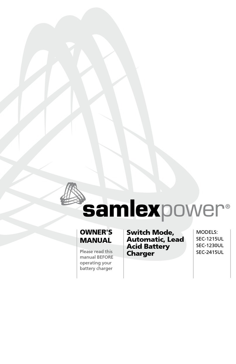 Samlexpower SeC-1215UL User manual