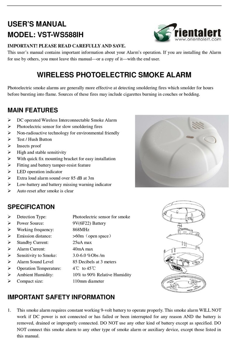 Orientalert VST-WS588IH user manual