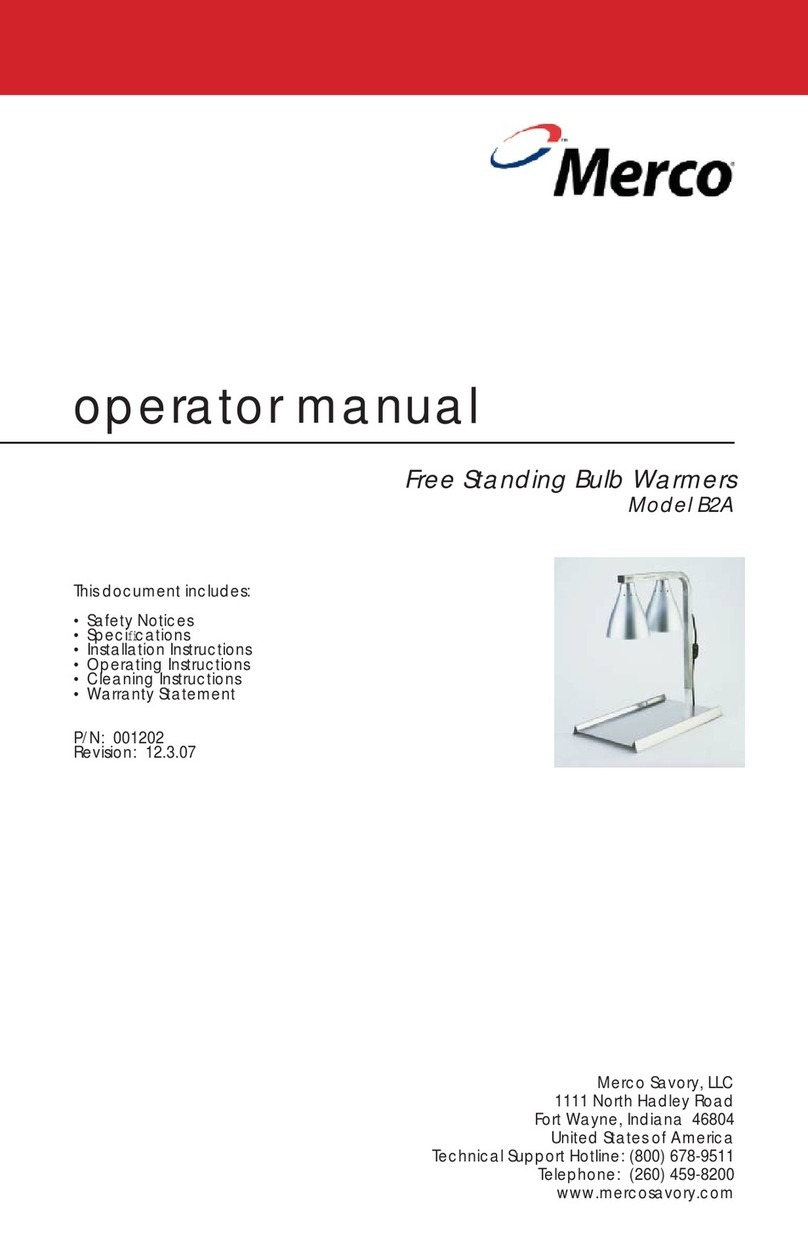 Merco B2A Operator's manual