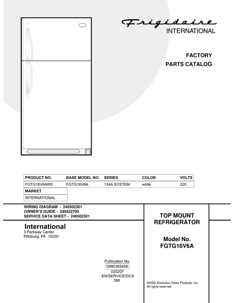 Frigidaire FGTG16V6A Instruction Manual