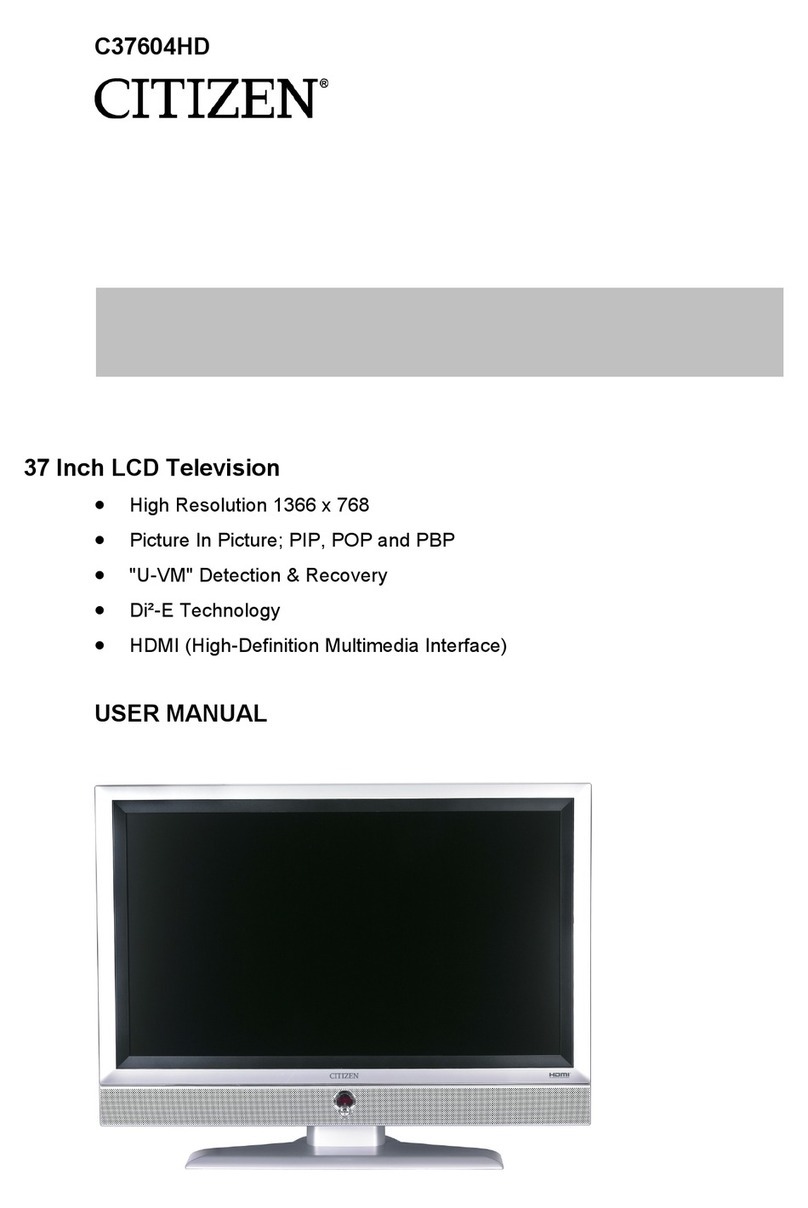 Citizen C37604HD user manual