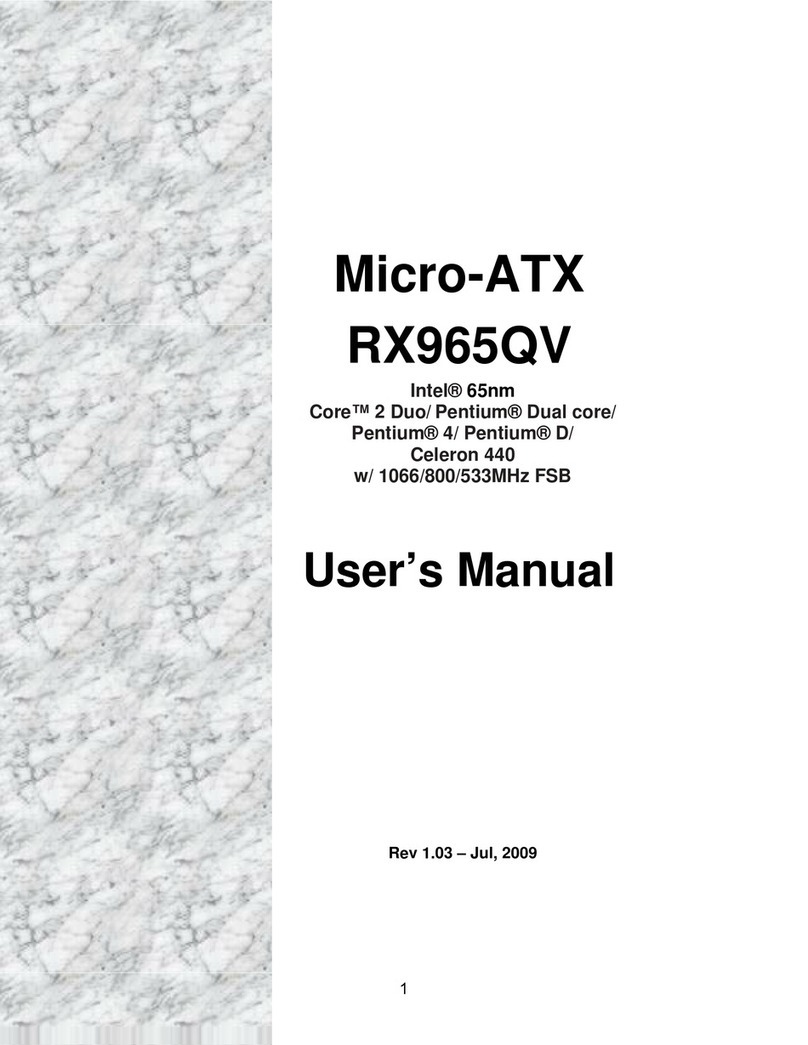 BCM Advanced Research RX965QV user manual