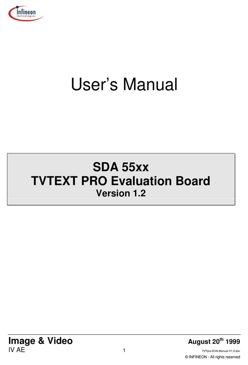 Infineon Technologies SDA 55 TVTEXT PRO User manual
