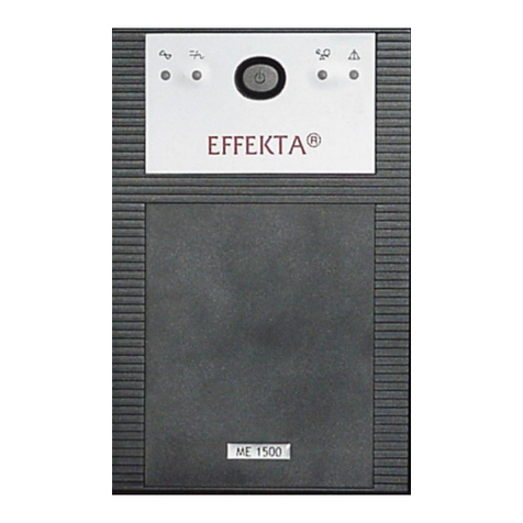 Effekta ME 1500 User manual
