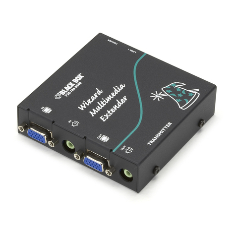 Black Box Wizard AVU5001A User manual