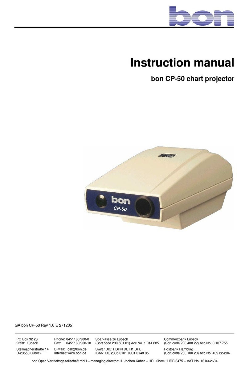 bon CP-50 instruction manual