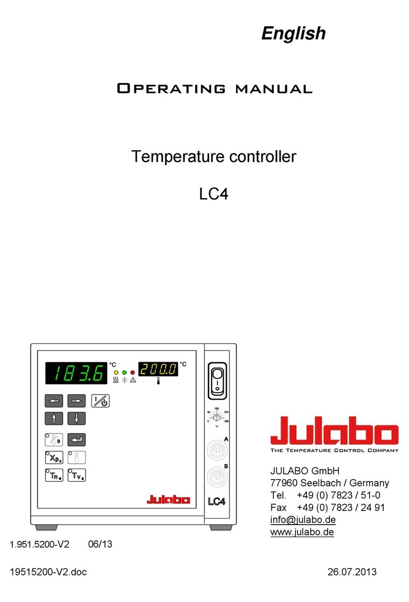 Julabo LC4 F User manual