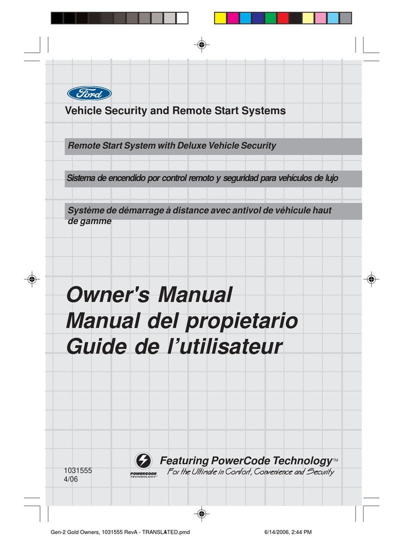Ford Gen-2 Gold User manual